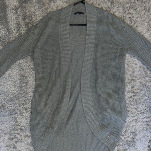 Grey cardigan sweater!